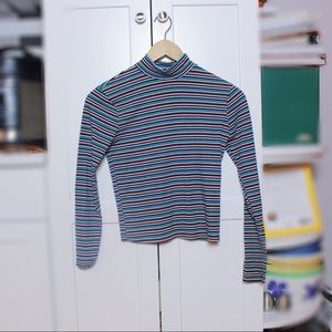 striped turtleneck